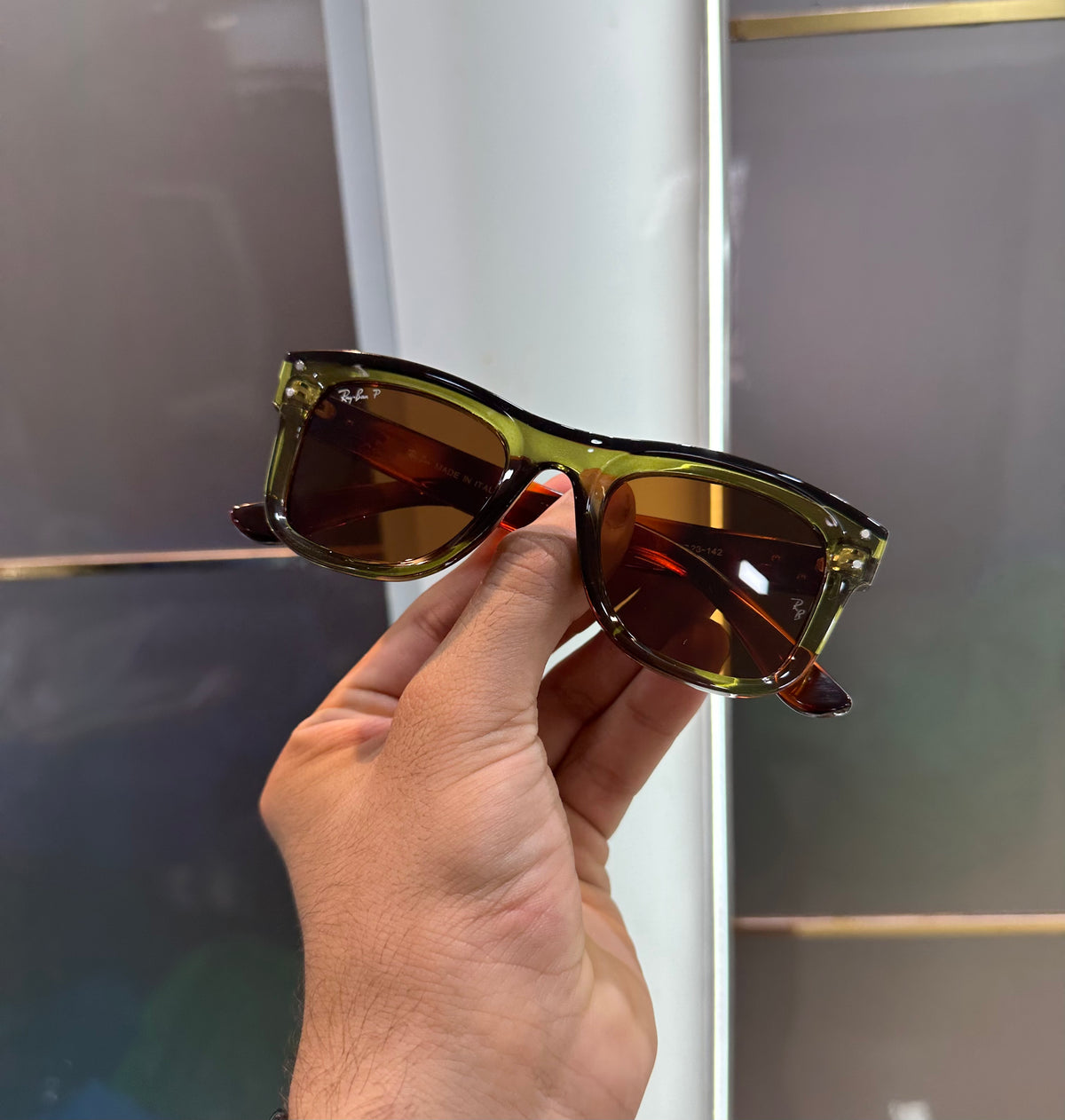 Rayba n 502 Brown Tiger Ultimate Luxury Shade With Original Packaging