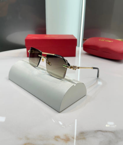 Cartie r 6203 Gold Brown Ultimate Luxury Shade With Original Packaging