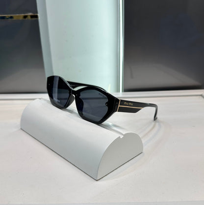 Mi u Mi u Black Gold 3835 Ultimate Luxury Shade With Original Packaging