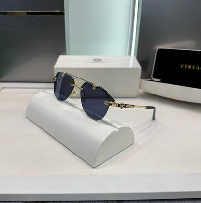 Ver sace 015 Black Gold Ultimate Luxury Shade With Origin al Packaging