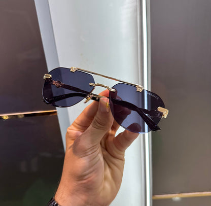 Ver sace 015 Black Gold Ultimate Luxury Shade With Origin al Packaging